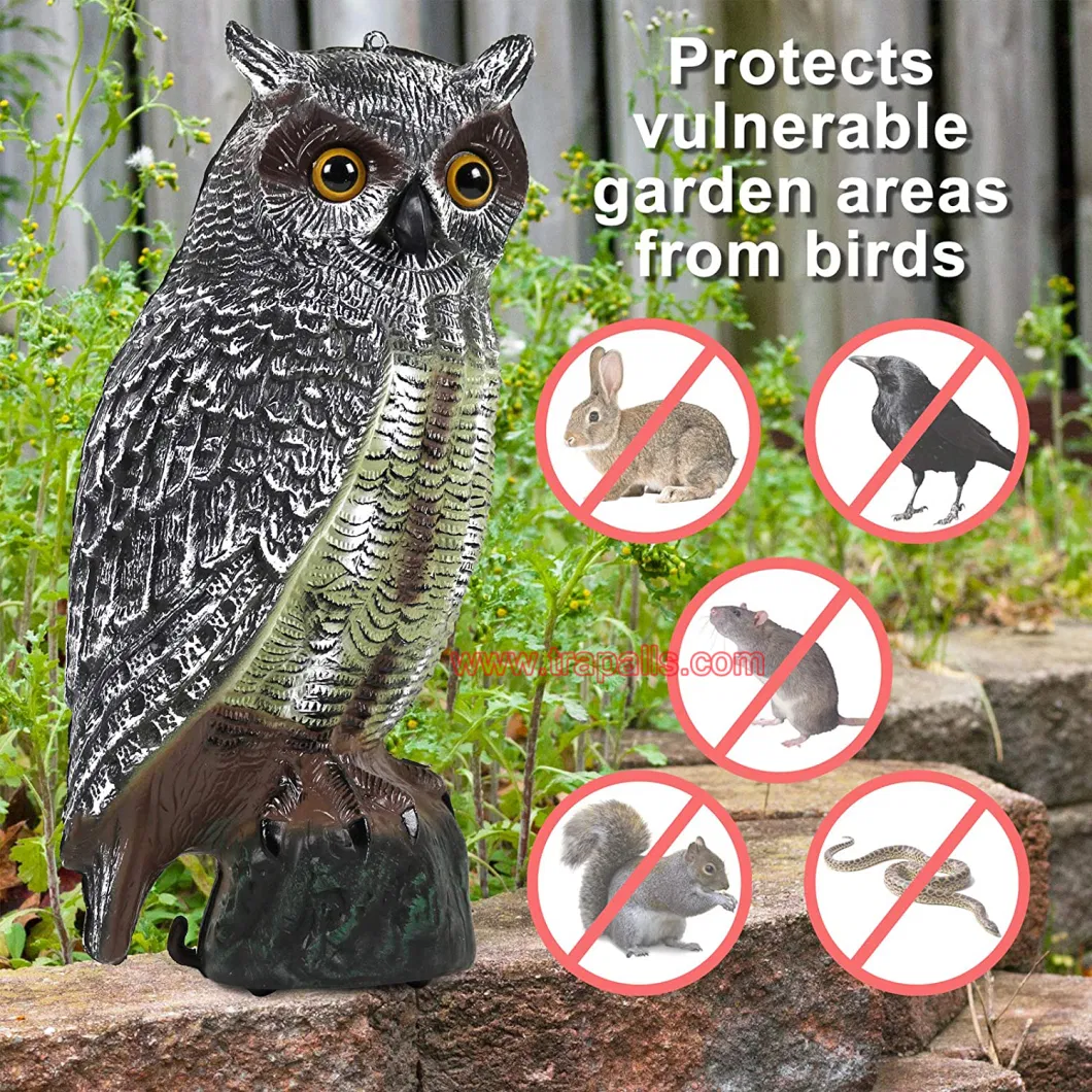 Owl Shape Bird Pest Control Scarer