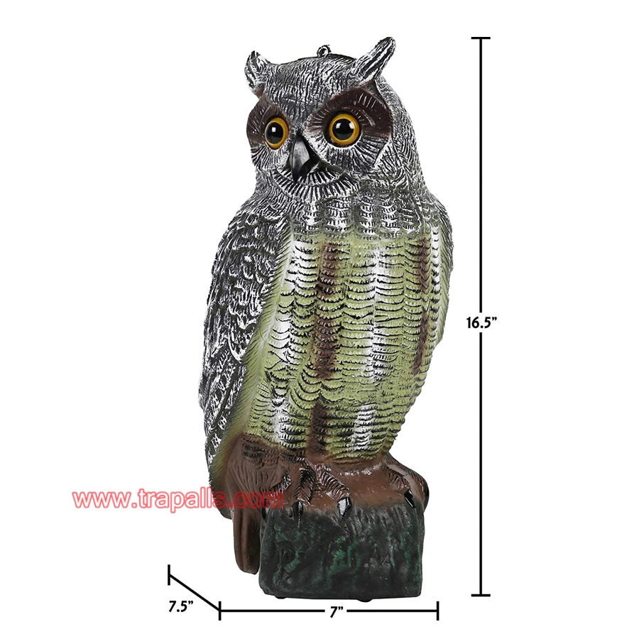 Owl Shape Bird Pest Control Scarer